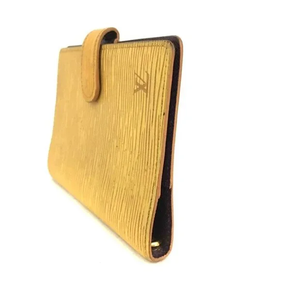 161074G V Louis Vuitton Notebook Cover Agenda PM Yellow Epi Leather - Picture 2 of 8